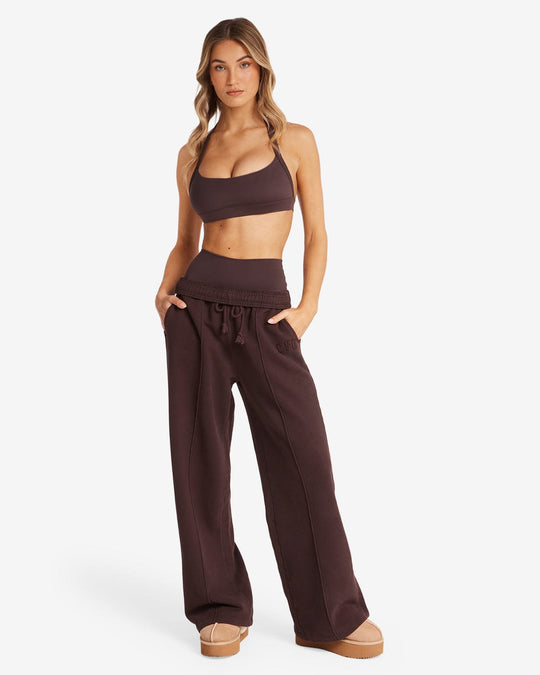 CSB Wide Leg Sweatpant | Espresso