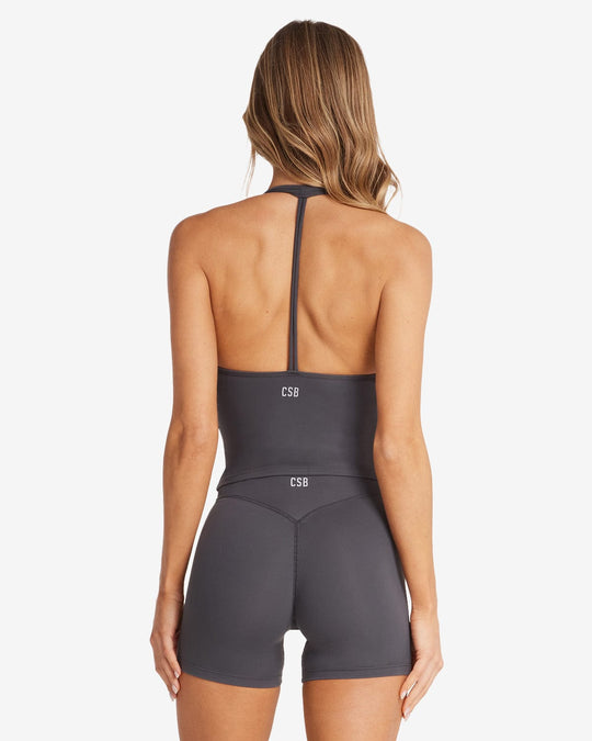 Form Halter Tank | Charcoal