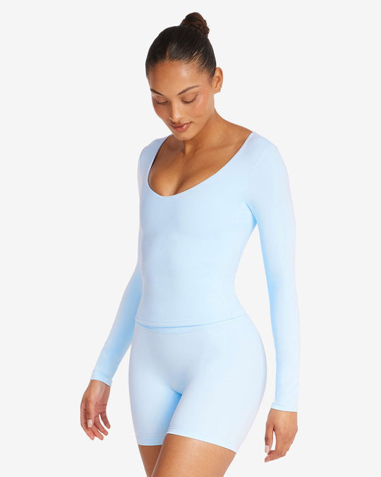 Form Alina Long Sleeve Top | Powder Blue