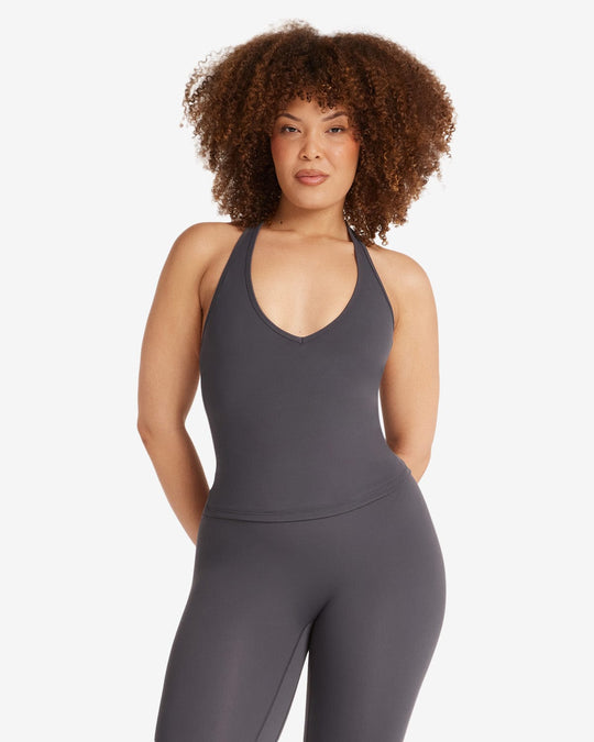 Form Halter Tank | Charcoal