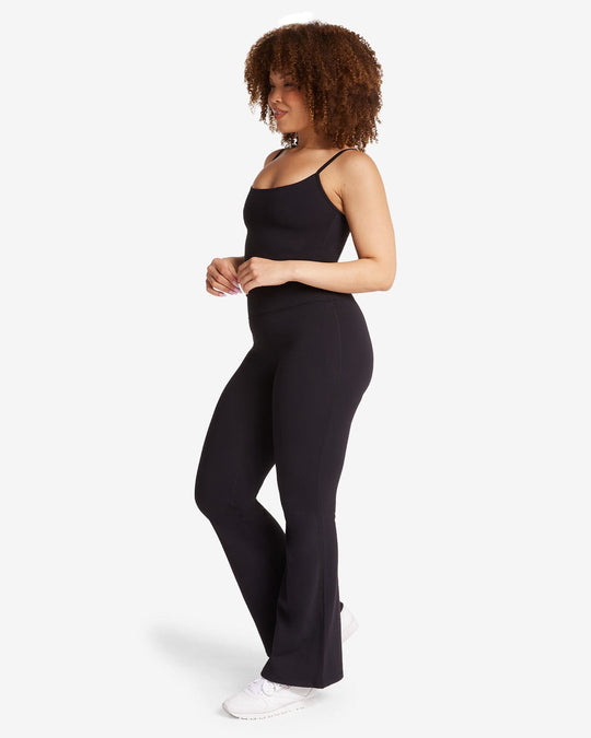 Form Invisible Scrunch Flare Leggings Tall | Black