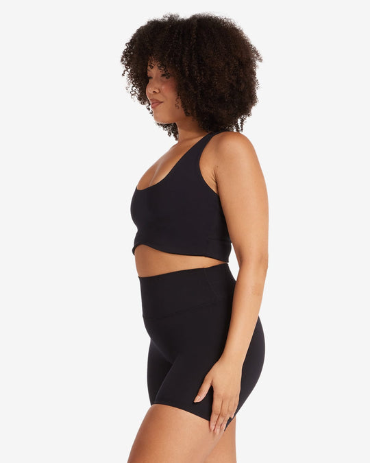 Serenity Jasmine Crop | Black