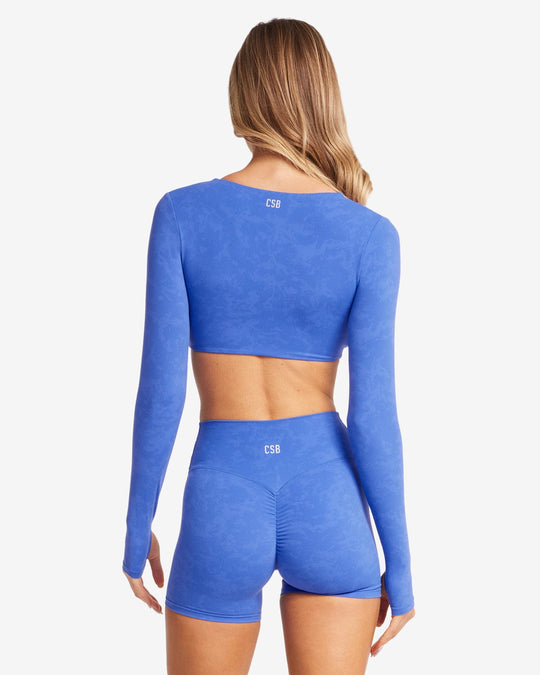 Fade Sierra Long Sleeve Crop | Royal