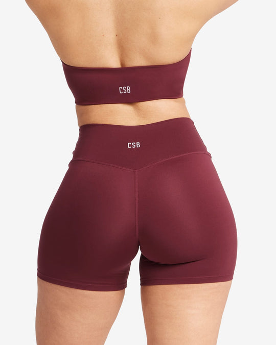 Serenity Shorts 5" | Burgundy