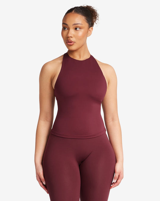 Serenity Demi Tank | Burgundy