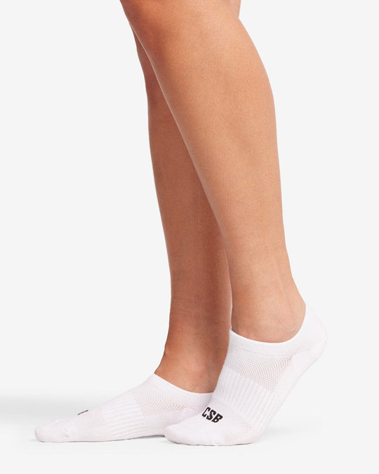 Invisible Sport Socks | White