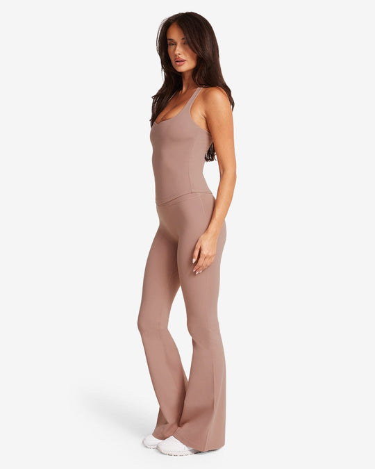 Form Invisible Scrunch Flare Leggings Tall | Walnut