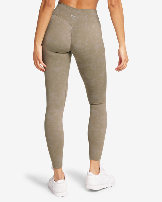 Fade Scrunch Leggings | Olive