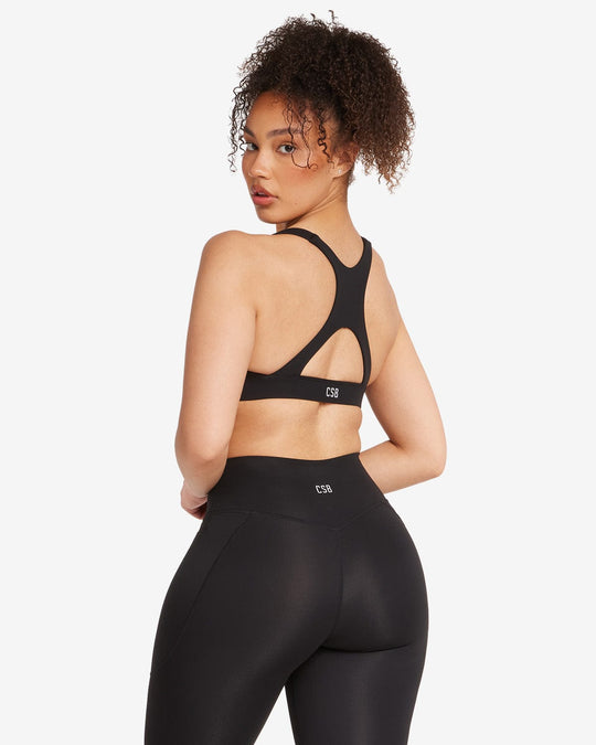 Activluxe Riley Power Crop | Black