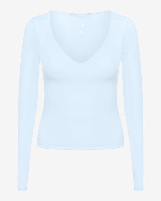 Form Alina Long Sleeve Top | Powder Blue