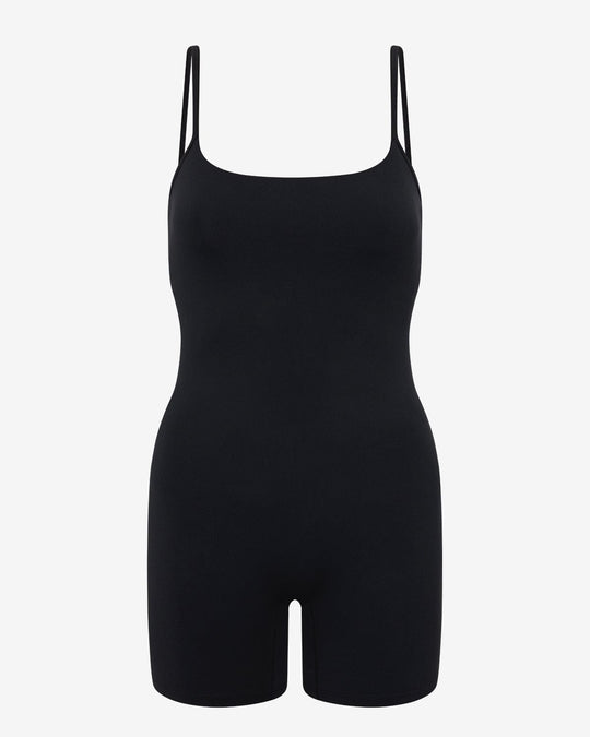 Form Staple Playsuit | Black