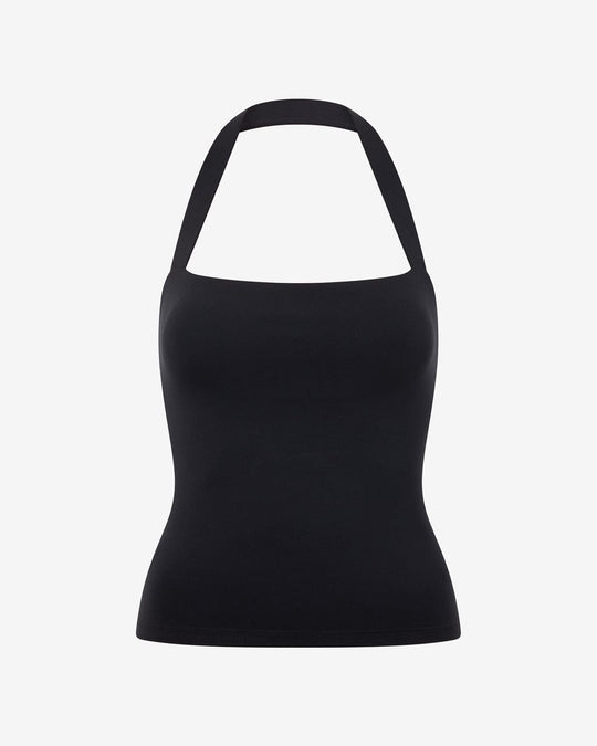 Serenity Halle Halter Tank | Black