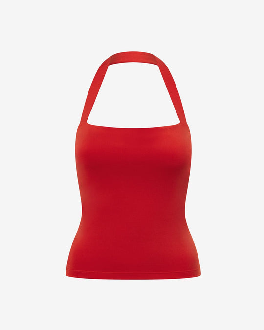 Serenity Halle Halter Tank | Chilli