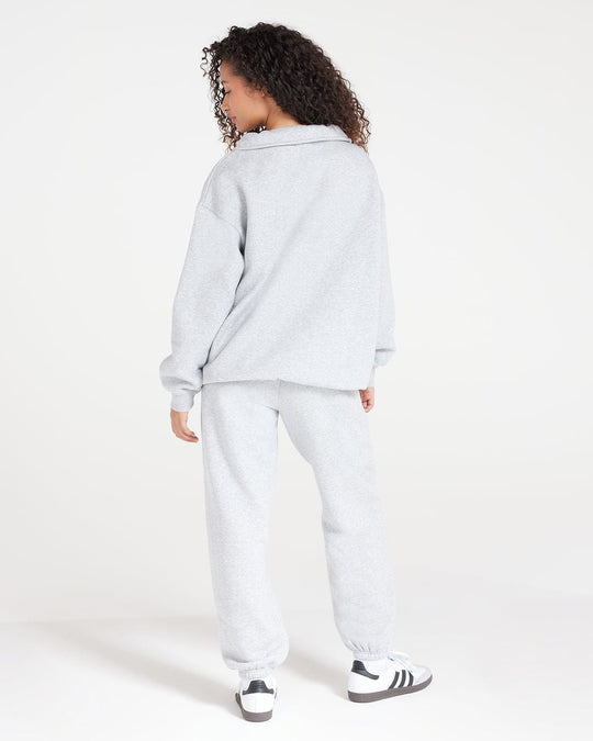 Oversized Sweatpant | Grey Marl