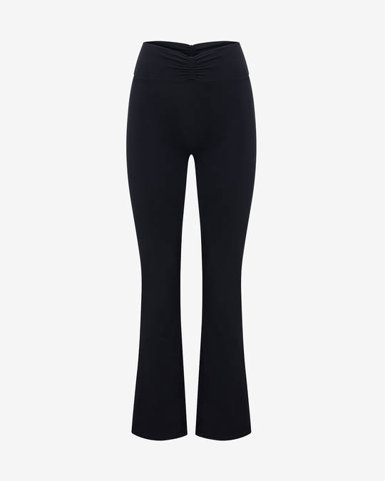 Ruched Yoga Pant | Black