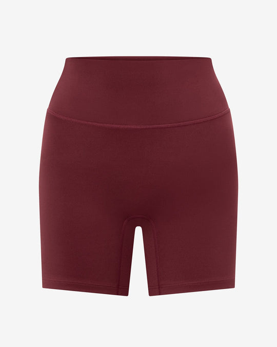 Serenity Scrunch Shorts 5" | Burgundy