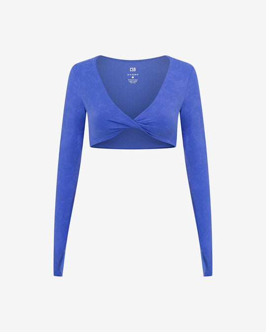 Fade Sierra Long Sleeve Crop | Royal