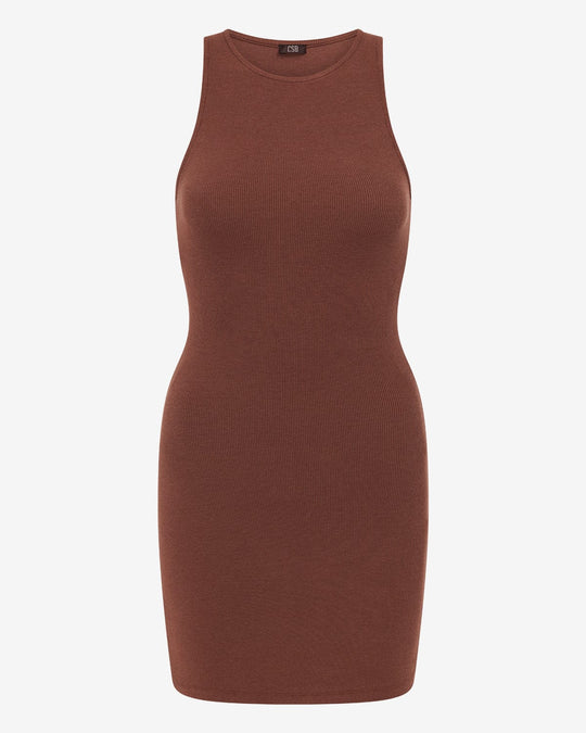 High Neck Mini Dress | Maple